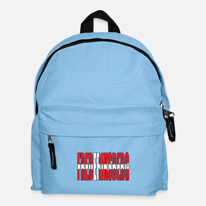 FREDERIKSBERG DÄNEMARK - Kinder Rucksack - Hellblau