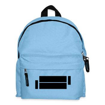 Balken - Kinder Rucksack - Hellblau - Vorne