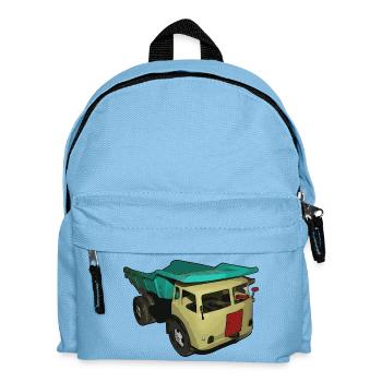 DDR Kipper - Kinder Rucksack - Hellblau - Vorne