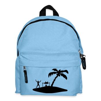 grillen tanzen speise insel - Kinder Rucksack - Hellblau - Vorne