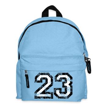 Zahl 23 (Vintage Weiß) 23. Geburtstag Nr. 23 - Kinder Rucksack - Hellblau - Vorne