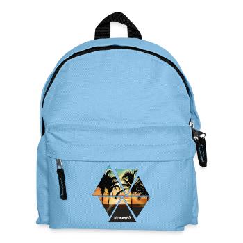 sunset - Kids' Backpack - light blue - Front