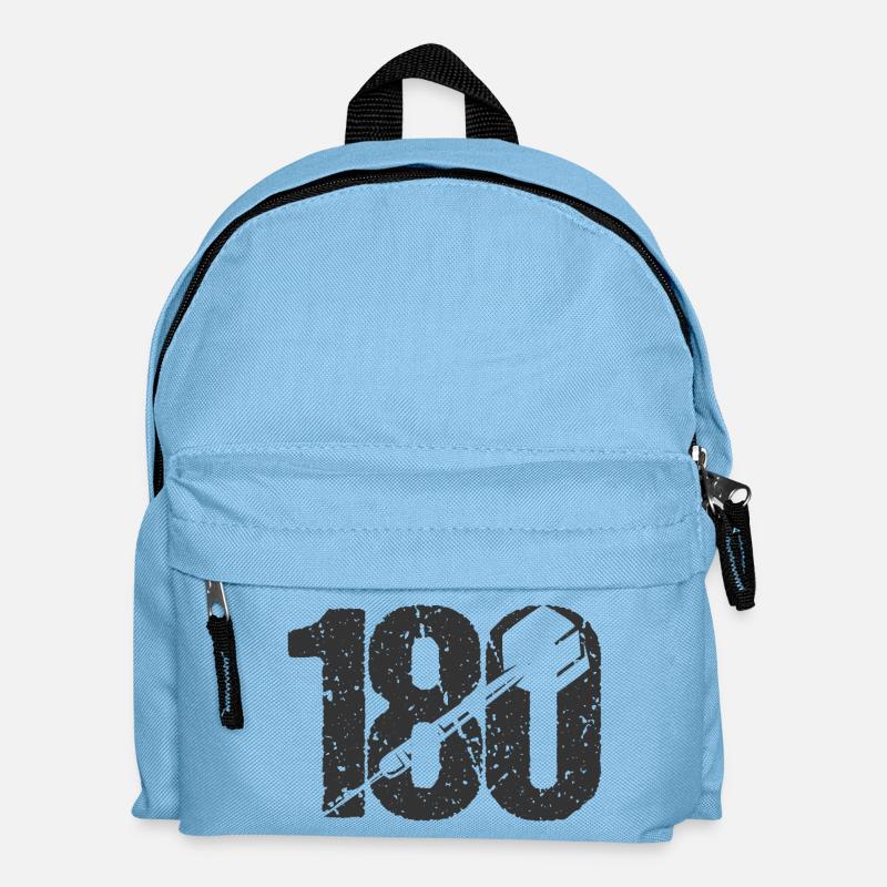 DART DARTS 180 ONEHUNDREDANDEIGHTY DARTSPIELER - Kinder Rucksack - Hellblau
