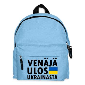venäjä ulos ukrainasta - Kinder Rucksack - Hellblau - Vorne