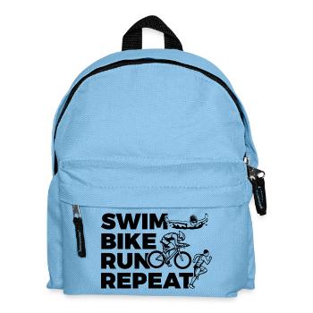 Natation Cyclisme Course à pied Répétition - Sac à dos Enfant - bleu clair - Devant