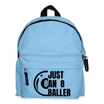 Only one 8-ball player - Kids' Backpack - light blue - Front