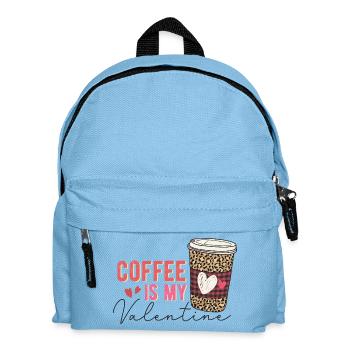Coffee is My Valentine - Kids' Backpack - light blue - Front