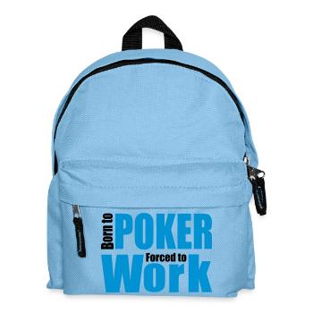 Poker - Kinder Rucksack - Hellblau - Vorne