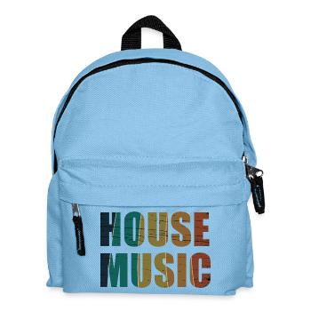 House Music - Kids' Backpack - light blue - Front