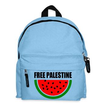 Free palestine Melon pastèque - Sac à dos Enfant - bleu clair - Devant