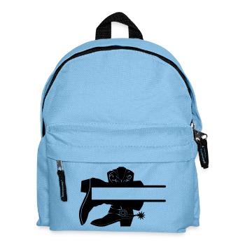 Logo Boots Store - Kids' Backpack - light blue - Front