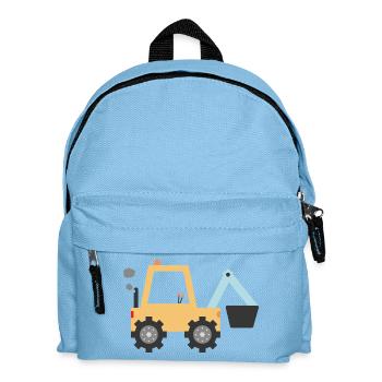 Yellow Digger - Kids' Backpack - light blue - Front