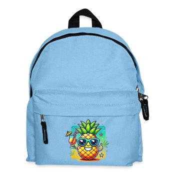Soleil ananas motif de plage - Sac à dos Enfant - bleu clair - Devant