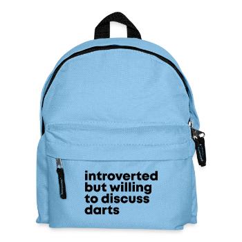Darts - Kinder Rucksack - Hellblau - Vorne