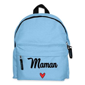 HAPPY BIRTHDAY. HEART. HAPPY MOTHER'S DAY. MOM - Kids' Backpack - light blue - Front