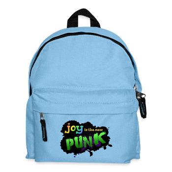 Joy is the new Punk - Kinder Rucksack - Hellblau - Vorne