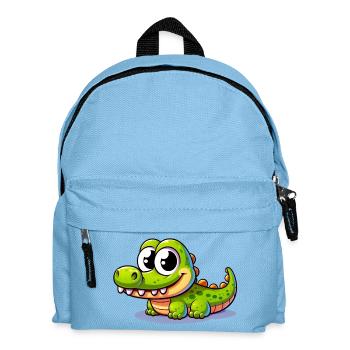Alligator Crocodile - Kids' Backpack - light blue - Front