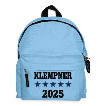 2025 Klempner Beruf Klempnerei Job Arbeit Lehre - Kinder Rucksack - Hellblau - Vorne