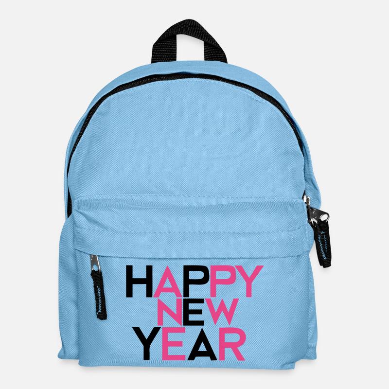 Happy New Year #2 - Kinder Rucksack - Hellblau