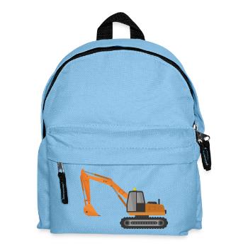 Excavator - Kids' Backpack - light blue - Front