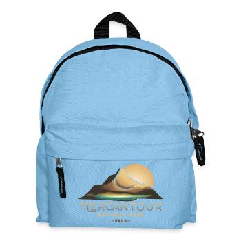 Mercantour National Park Southern Alps Valley - Kids' Backpack - light blue - Front