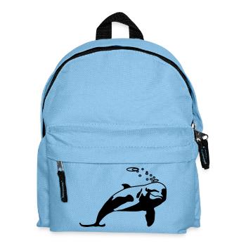 Dolphin - Kids' Backpack - light blue - Front