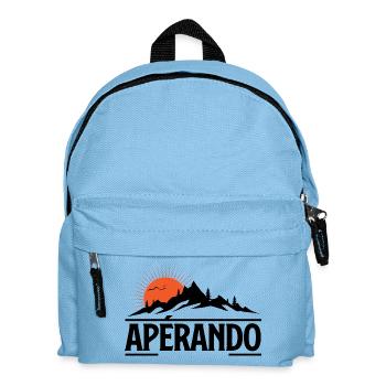 Red Dawn over the Mountains Hiking Hiking - Kids' Backpack - light blue - Front