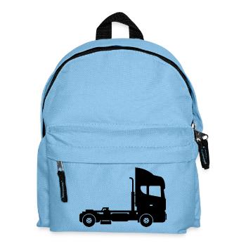 Semi-trucks - Kids' Backpack - light blue - Front