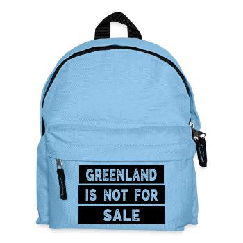 Greenland Is Not For Sale - Kids' Backpack - light blue - Front