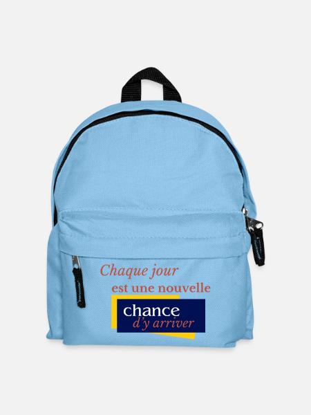 Jeden Tag eine neue Gelegenheit, es zu tun - Kinder Rucksack - Hellblau