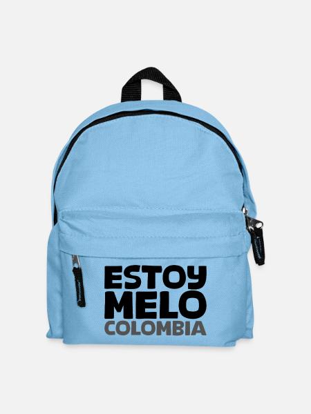 ESTOY MELO in black - Kids' Backpack - light blue