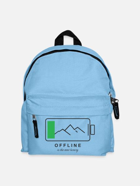Digital Detox - Kids' Backpack - light blue