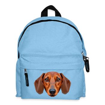Dachshund, Dachshund, Miniature Dachshund, Dachshund Club, Dachshund - Kids' Backpack - light blue - Front