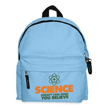 Wissenschaft statt Überzeugung - Kinder Rucksack - Hellblau - Vorne