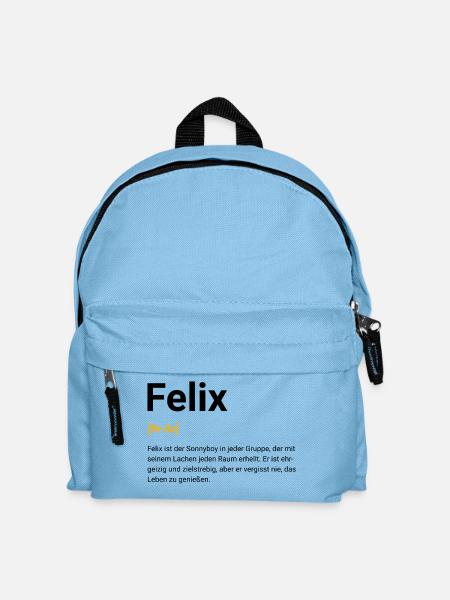 Felix - Kinder Rucksack - Hellblau