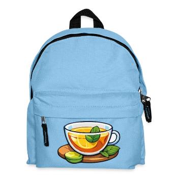 Citrus tea with mint - Kids' Backpack - light blue - Front