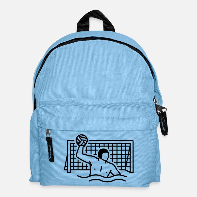 Wasserball - Kinder Rucksack - Hellblau
