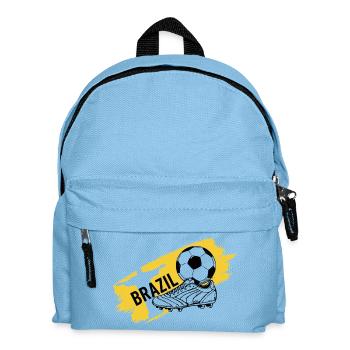 Brésil Football Maillot Supporter Brasil Soccer - Sac à dos Enfant - bleu clair - Devant