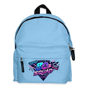 Squad Squad Rétro Néon des années 80 - Sac à dos Enfant - bleu clair - Devant