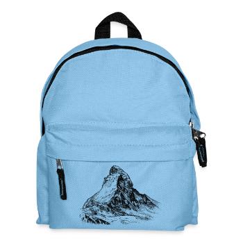 Matterhorn Silhouette | Legendary Alpine summit - Kids' Backpack - light blue - Front