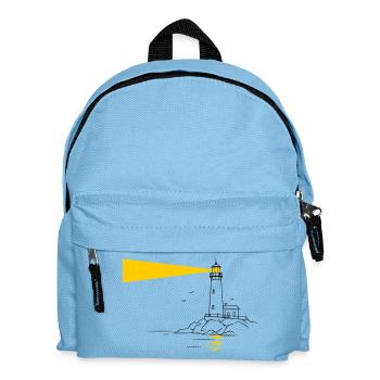 lighthouse - Kids' Backpack - light blue - Front