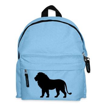 Lion - Kids' Backpack - light blue - Front