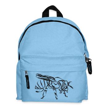 Black Bee – Instecte Illustration - Kids' Backpack - light blue - Front