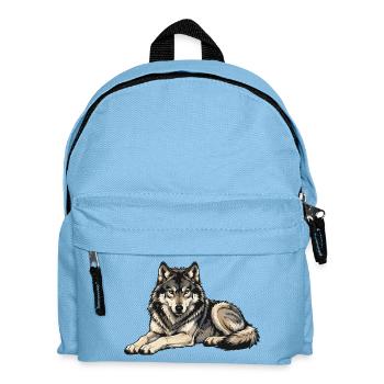 Wolf Wildlife - Kids' Backpack - light blue - Front