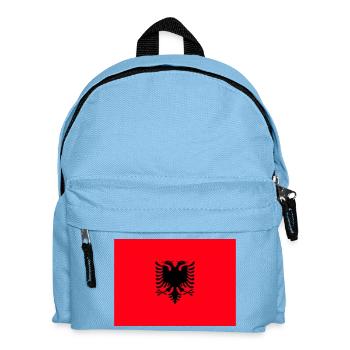 Albanien - Kinder Rucksack - Hellblau - Vorne