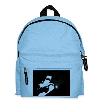 Schweisser bei der Arbeit - Kinder Rucksack - Hellblau - Vorne