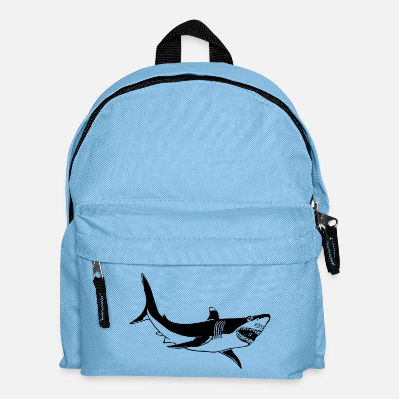 Hai - Kinder Rucksack - Hellblau
