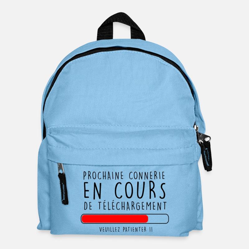 connerie en cours - Sac à dos Enfant - bleu clair