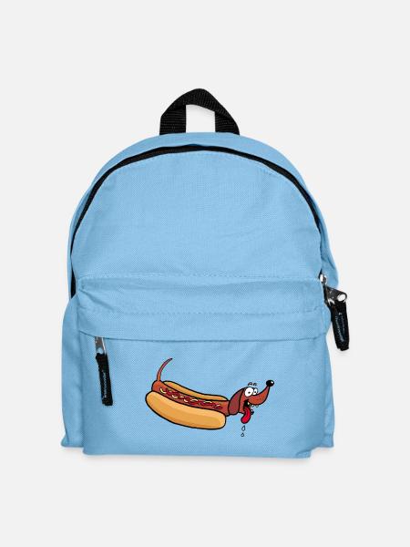 Hot dog - Kids' Backpack - light blue