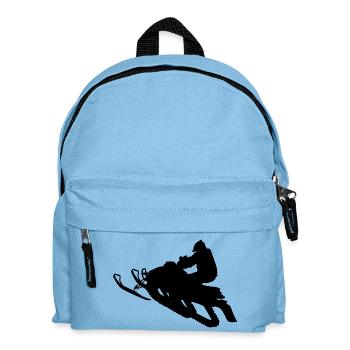 Snowmobile snowmobile snowmobile - Kids' Backpack - light blue - Front